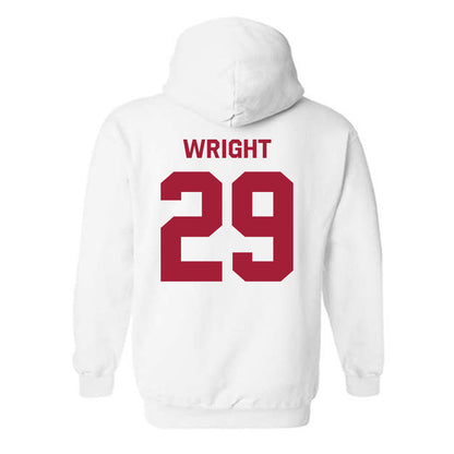 WSU - NCAA Football : Erimus Wright - Classic Shersey Hooded Sweatshirt-2