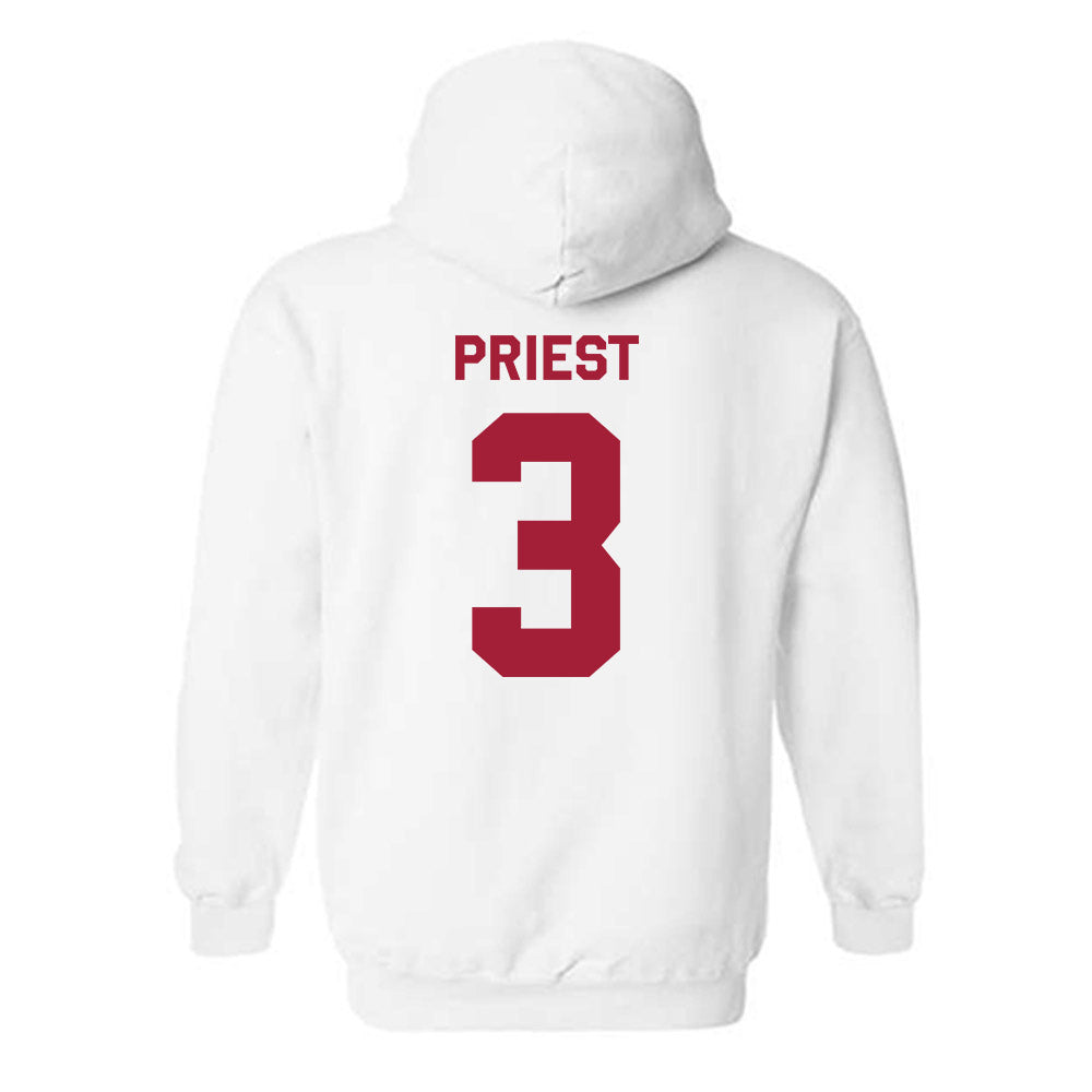WSU - NCAA Baseball : Matthew Priest - Classic Shersey Hooded Sweatshirt-1