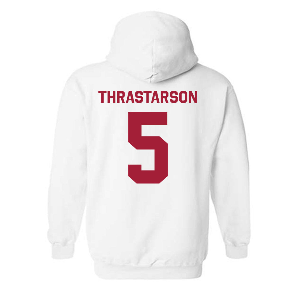 WSU - NCAA Men's Basketball : Tomas Thrastarson - Classic Shersey Hooded Sweatshirt-1