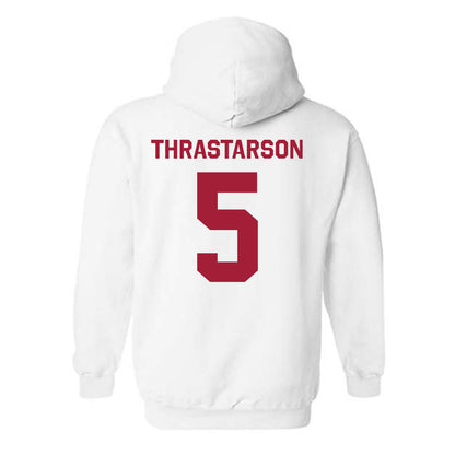 WSU - NCAA Men's Basketball : Tomas Thrastarson - Classic Shersey Hooded Sweatshirt-1