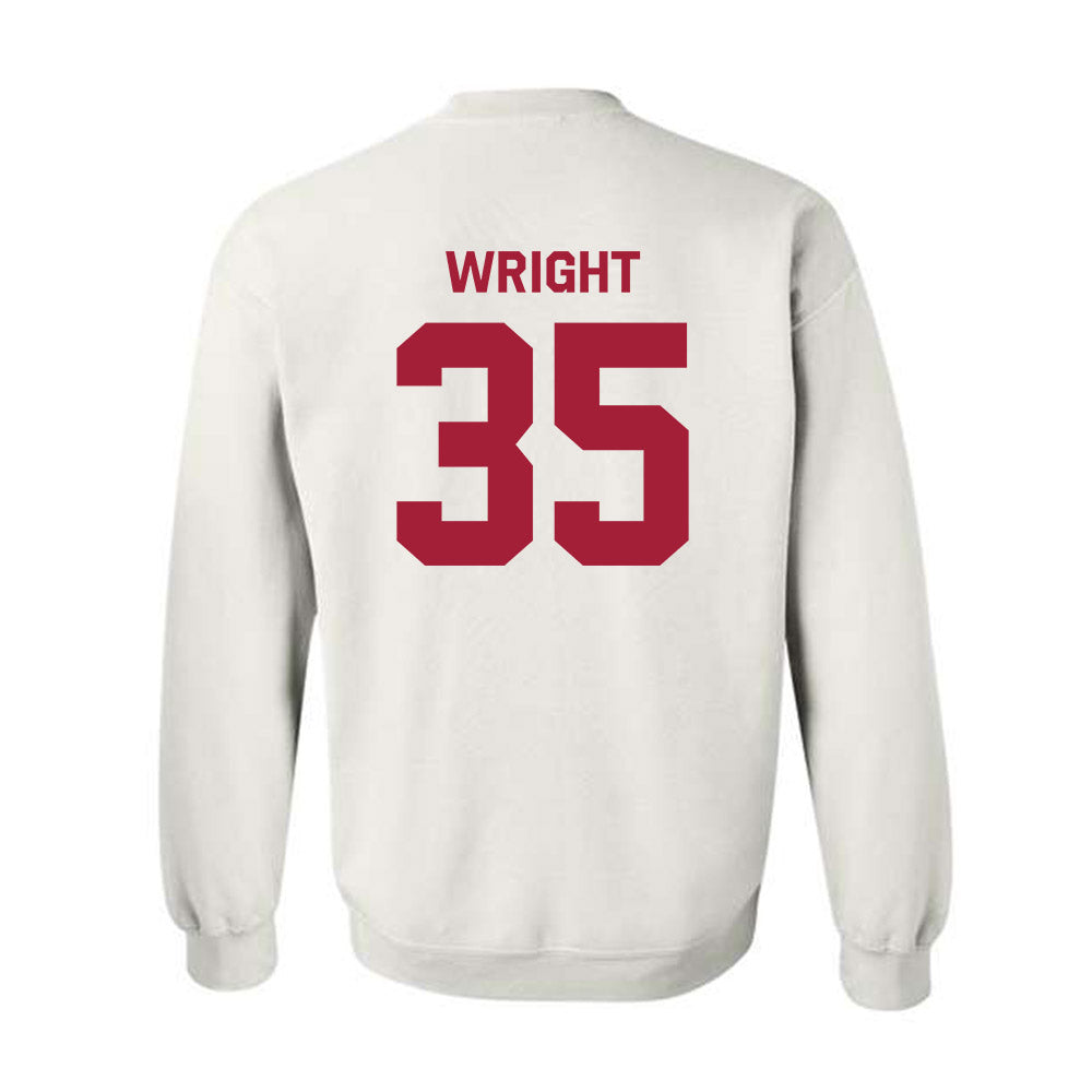 WSU - NCAA Football : Erimus Wright - Classic Shersey Crewneck Sweatshirt-1