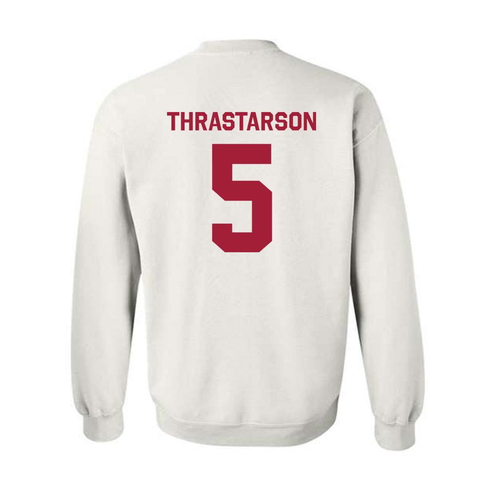 WSU - NCAA Men's Basketball : Tomas Thrastarson - Classic Shersey Crewneck Sweatshirt-1