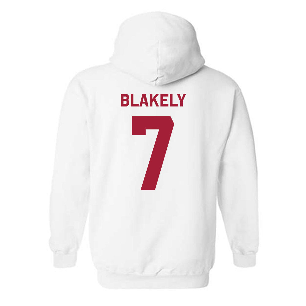 WSU - NCAA Men's Basketball : Dieume Blakely - Classic Shersey Hooded Sweatshirt-1