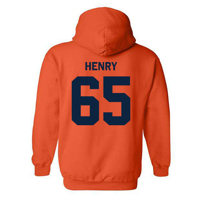 UTSA - NCAA Football : Jarrett Henry - Classic Shersey Hooded Sweatshirt-1