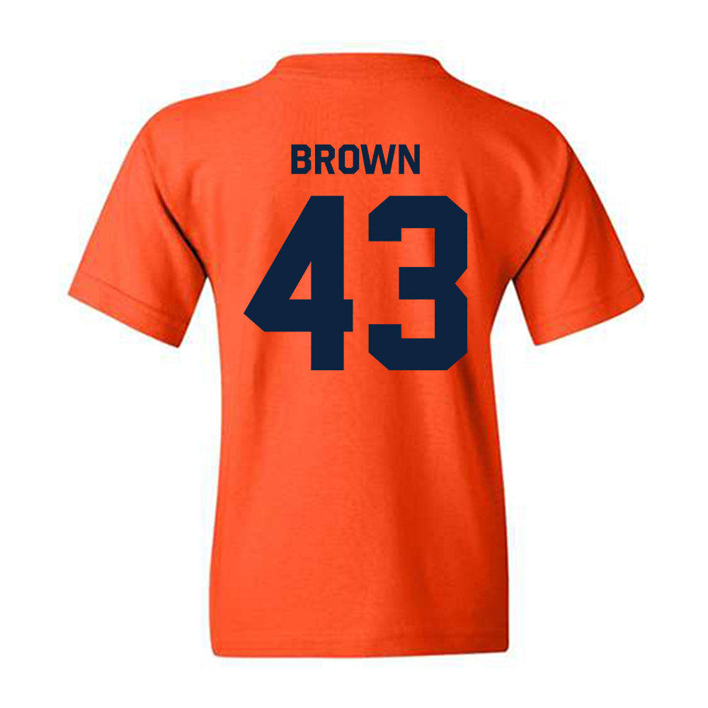 UTSA - NCAA Football : Kaleb Brown - Classic Shersey Youth T-Shirt-1