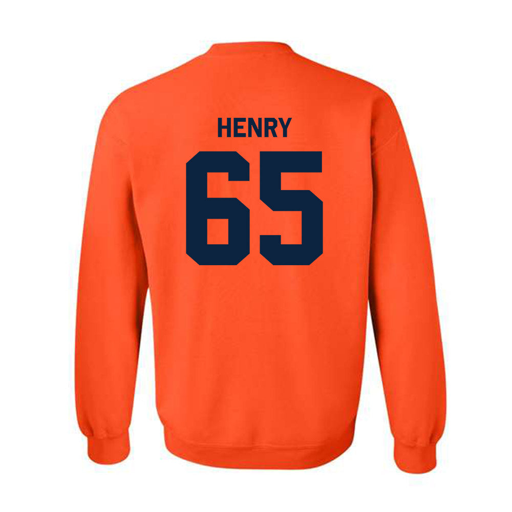 UTSA - NCAA Football : Jarrett Henry - Classic Shersey Crewneck Sweatshirt-1