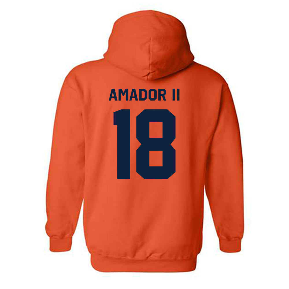 UTSA - NCAA Football : David Amador II - Classic Shersey Hooded Sweatshirt-1