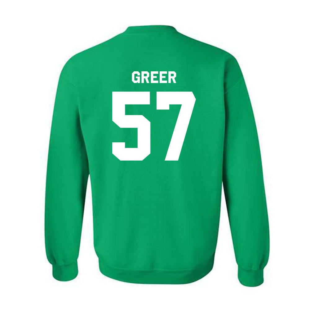 Marshall - NCAA Football : Logan Greer - Classic Shersey Crewneck Sweatshirt-1