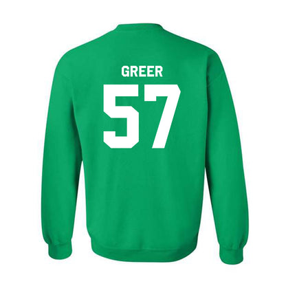 Marshall - NCAA Football : Logan Greer - Classic Shersey Crewneck Sweatshirt-1