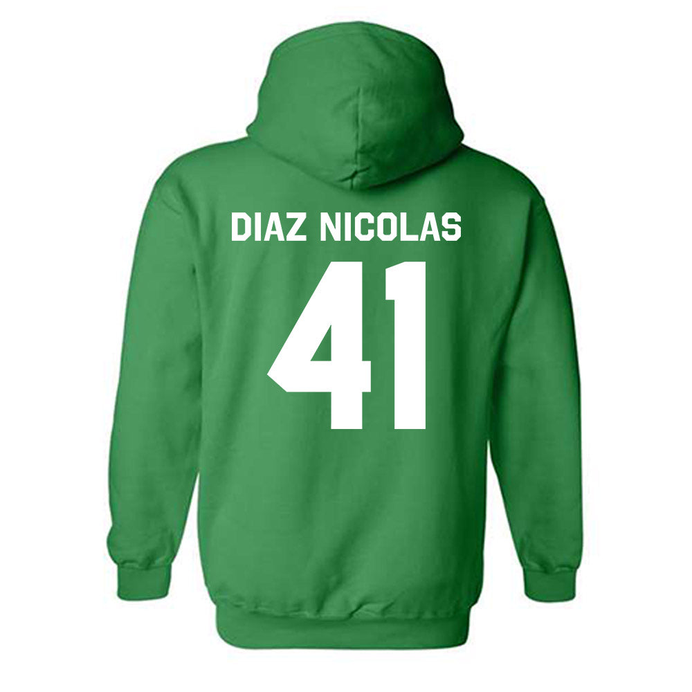 Marshall - NCAA Football : Jorge Diaz Nicolas - Classic Shersey Hooded Sweatshirt-1