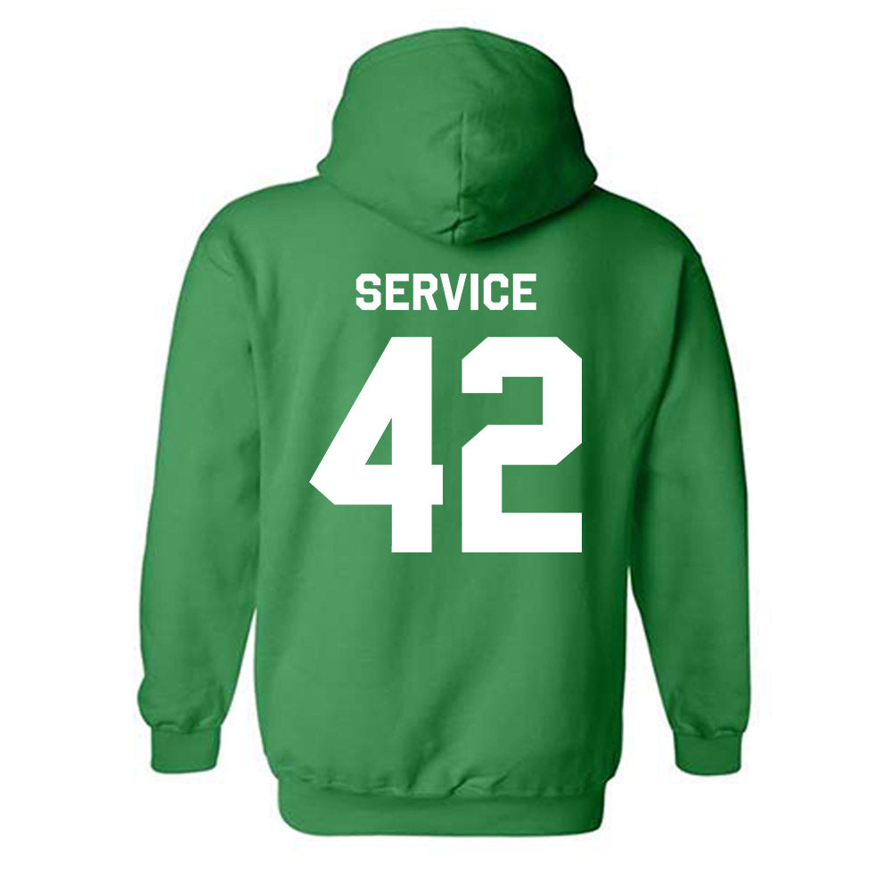 Marshall - NCAA Baseball : Oliver Service - Classic Shersey Hooded Sweatshirt-1