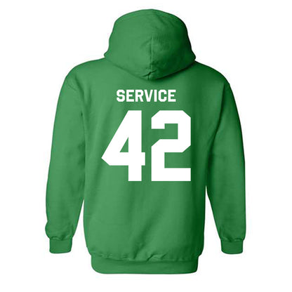 Marshall - NCAA Baseball : Oliver Service - Classic Shersey Hooded Sweatshirt-1