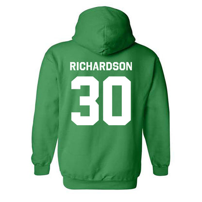 Marshall - NCAA Baseball : Hunter Richardson - Classic Shersey Hooded Sweatshirt-1