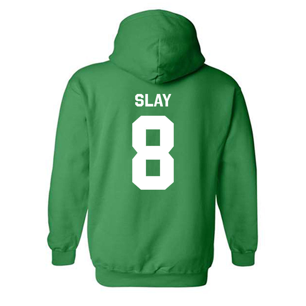 Marshall - NCAA Men's Basketball : Bryce Slay - Classic Shersey Hooded Sweatshirt-1