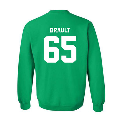 Marshall - NCAA Football : Parker Brault - Classic Shersey Crewneck Sweatshirt-1