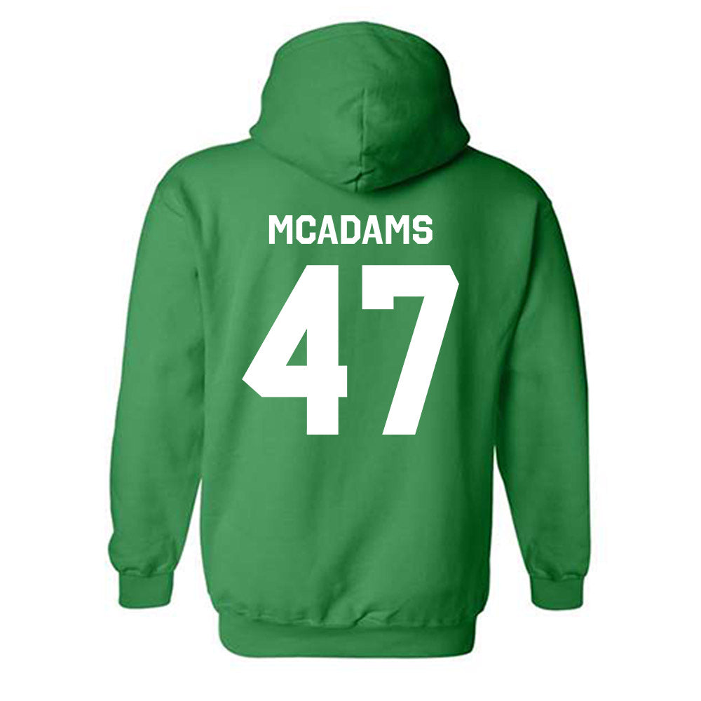 Marshall - NCAA Football : EahJay McAdams - Classic Shersey Hooded Sweatshirt-1