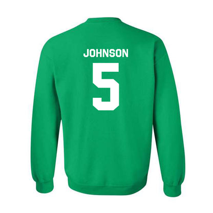 Marshall - NCAA Men's Basketball : DeMarco Johnson - Classic Shersey Crewneck Sweatshirt-1