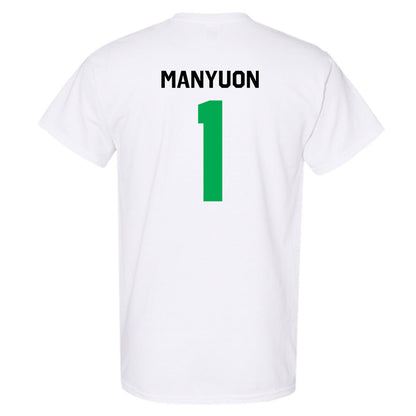 Marshall - NCAA Men's Basketball : Emmanuel Manyuon - Classic Shersey T-Shirt-1