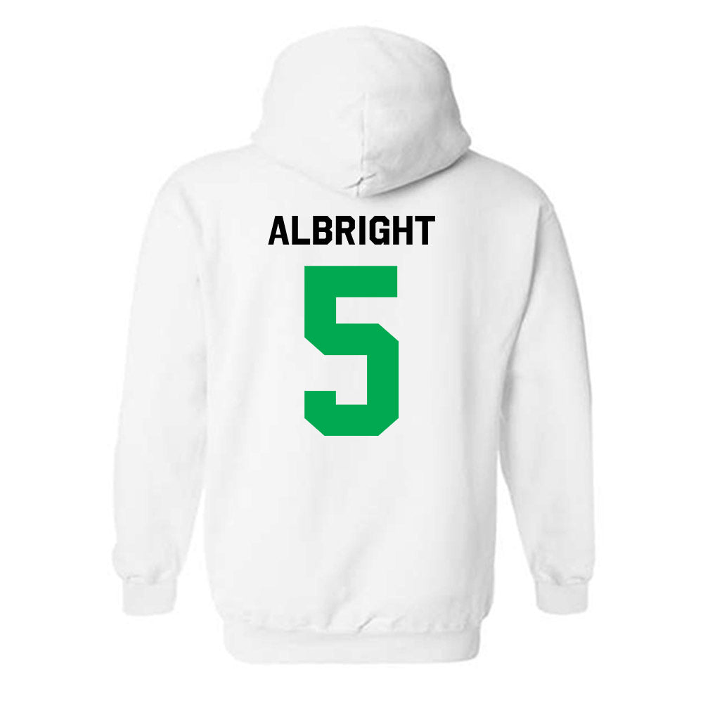 Marshall - NCAA Baseball : Blaine Albright - Classic Shersey Hooded Sweatshirt-1