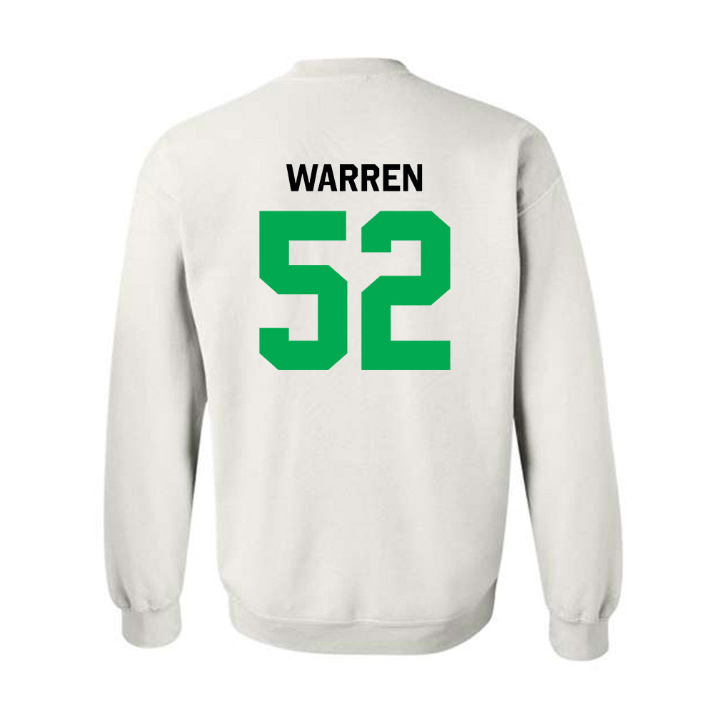 Marshall - NCAA Football : Mikailin Warren - Classic Shersey Crewneck Sweatshirt-1