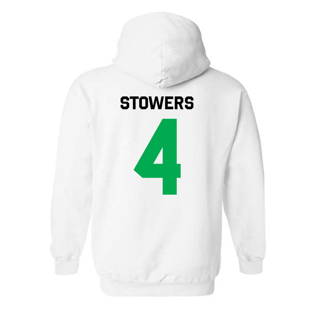 Marshall - NCAA Women's Basketball : Zenthia Stowers - Classic Shersey Hooded Sweatshirt-1