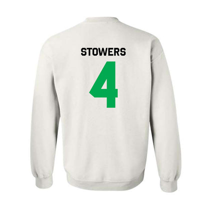 Marshall - NCAA Women's Basketball : Zenthia Stowers - Classic Shersey Crewneck Sweatshirt-1