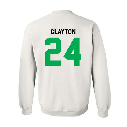 Marshall - NCAA Football : Jacarius Clayton - Classic Shersey Crewneck Sweatshirt-1