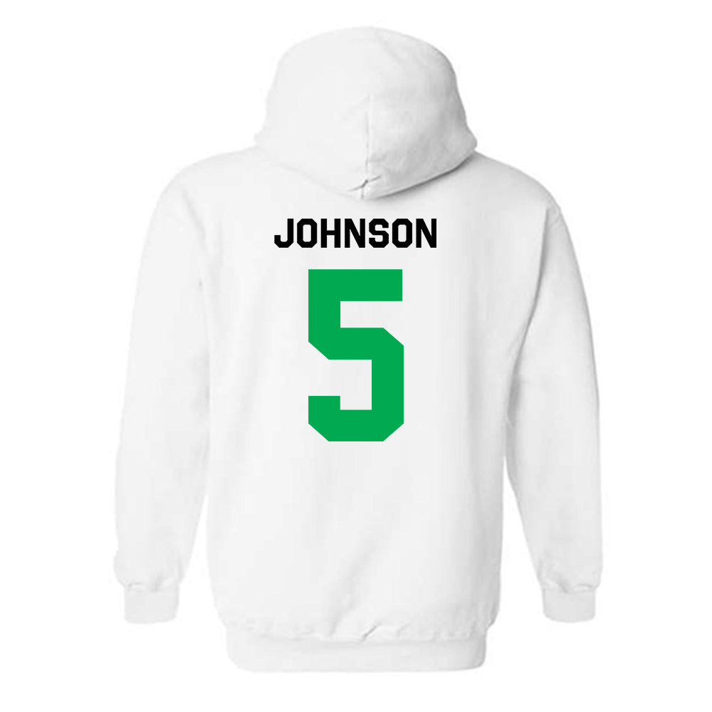 Marshall - NCAA Men's Basketball : DeMarco Johnson - Classic Shersey Hooded Sweatshirt-1