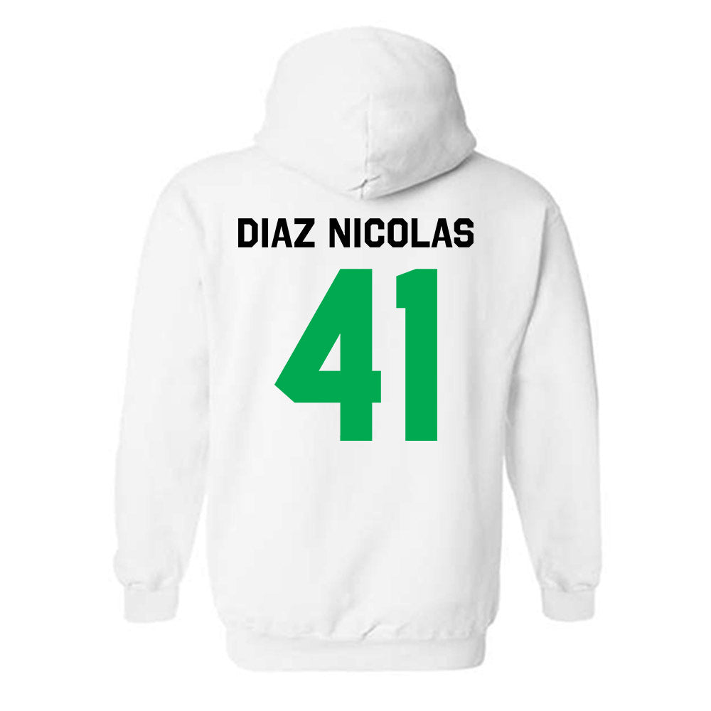 Marshall - NCAA Football : Jorge Diaz Nicolas - Classic Shersey Hooded Sweatshirt-1