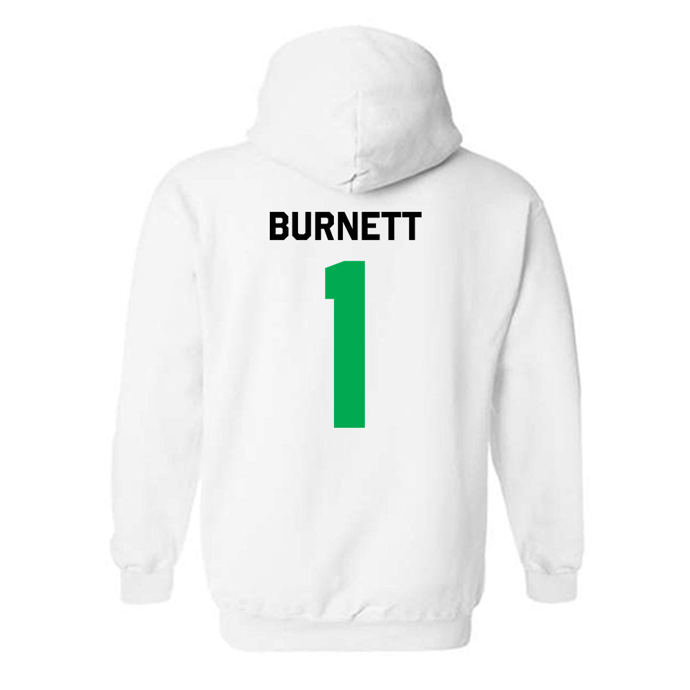 Marshall - NCAA Football : Justin Burnett - Classic Shersey Hooded Sweatshirt-1