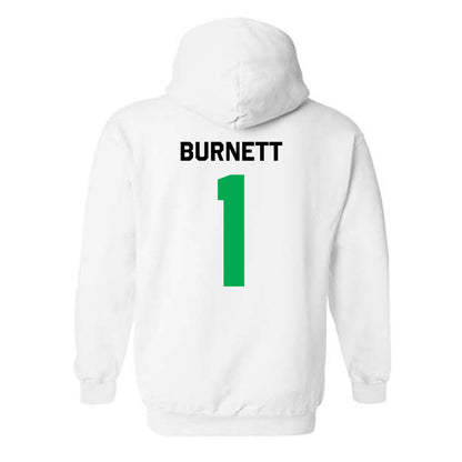 Marshall - NCAA Football : Justin Burnett - Classic Shersey Hooded Sweatshirt-1