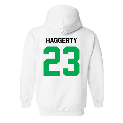 Marshall - NCAA Football : Justin Haggerty - Classic Shersey Hooded Sweatshirt-1