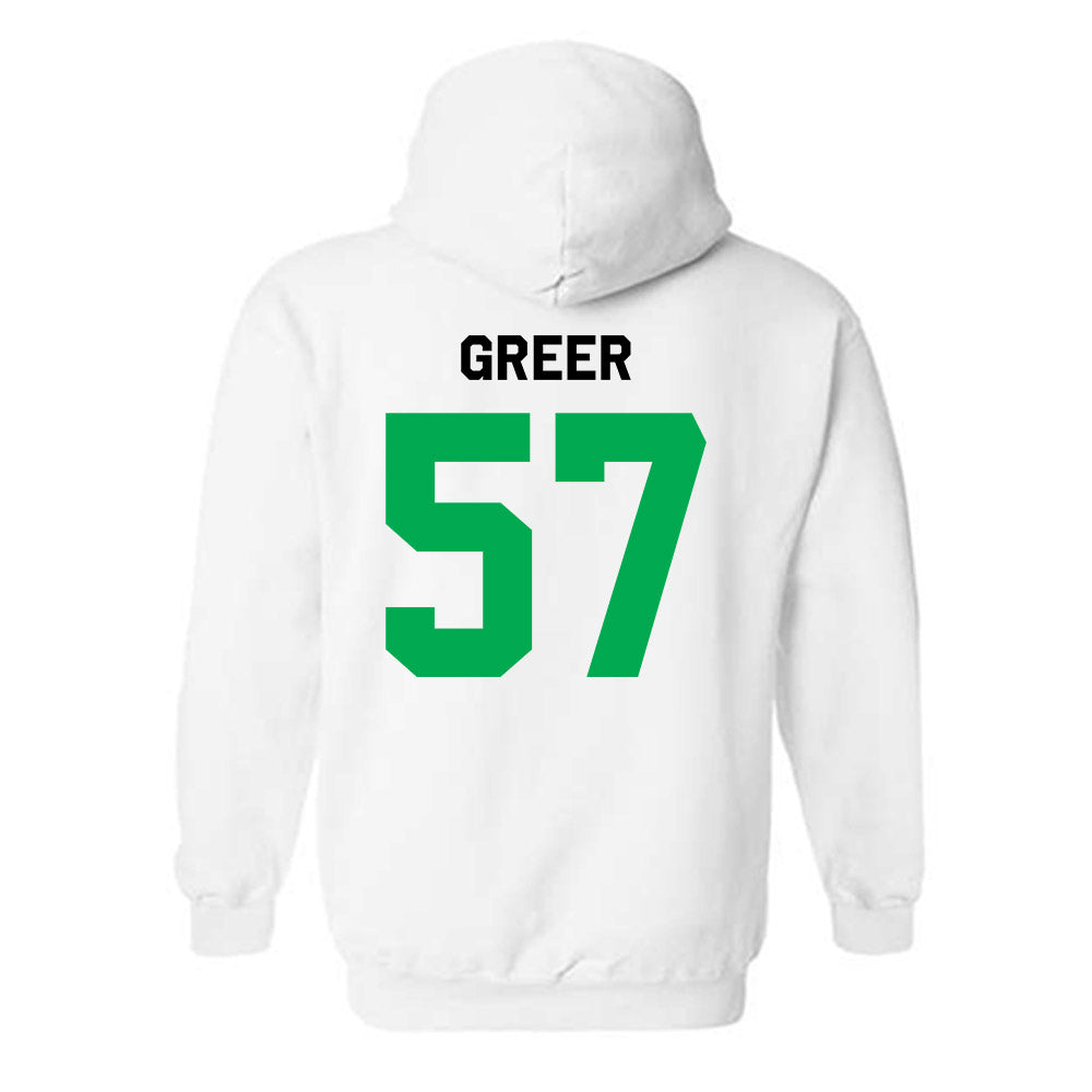 Marshall - NCAA Football : Logan Greer - Classic Shersey Hooded Sweatshirt-1