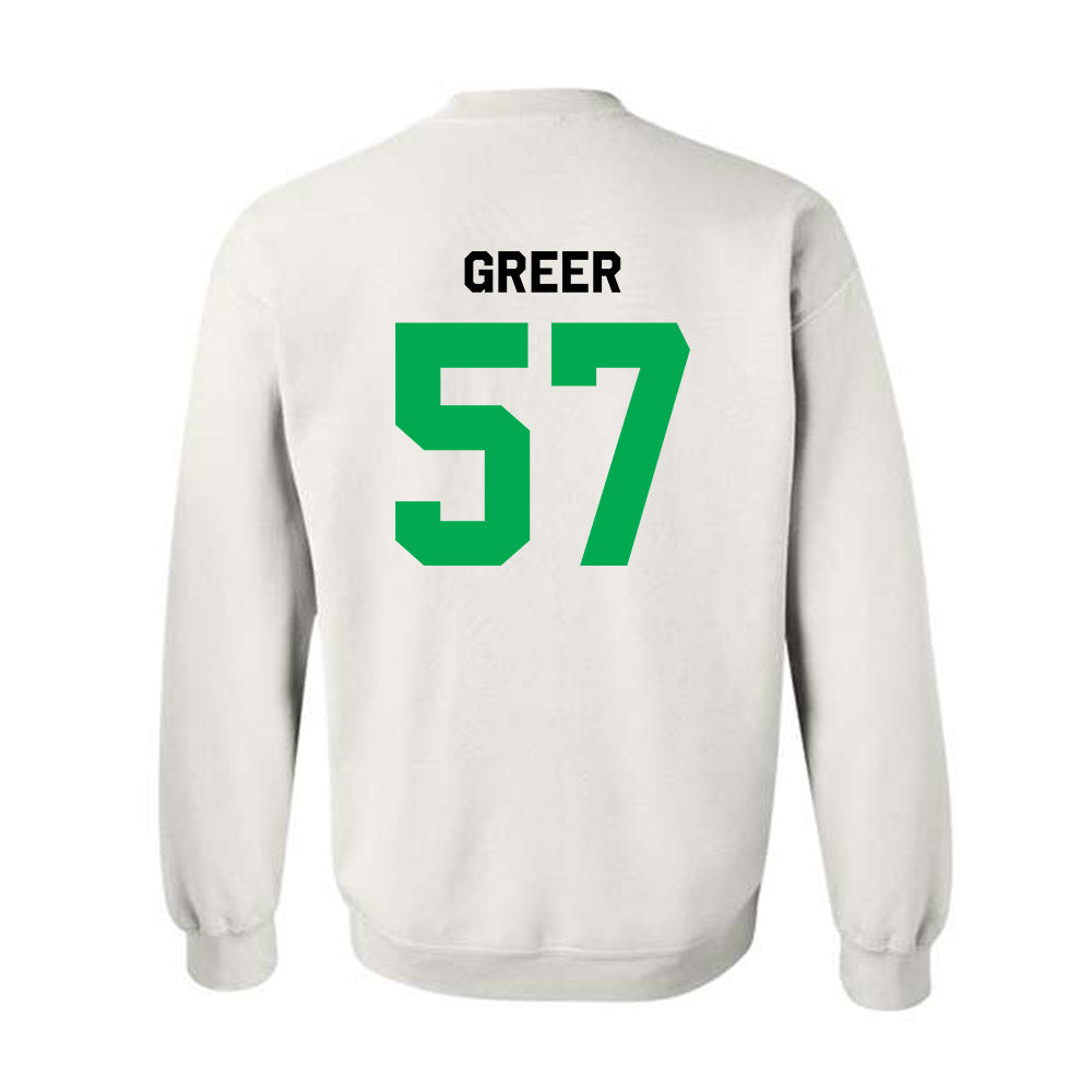 Marshall - NCAA Football : Logan Greer - Classic Shersey Crewneck Sweatshirt-1