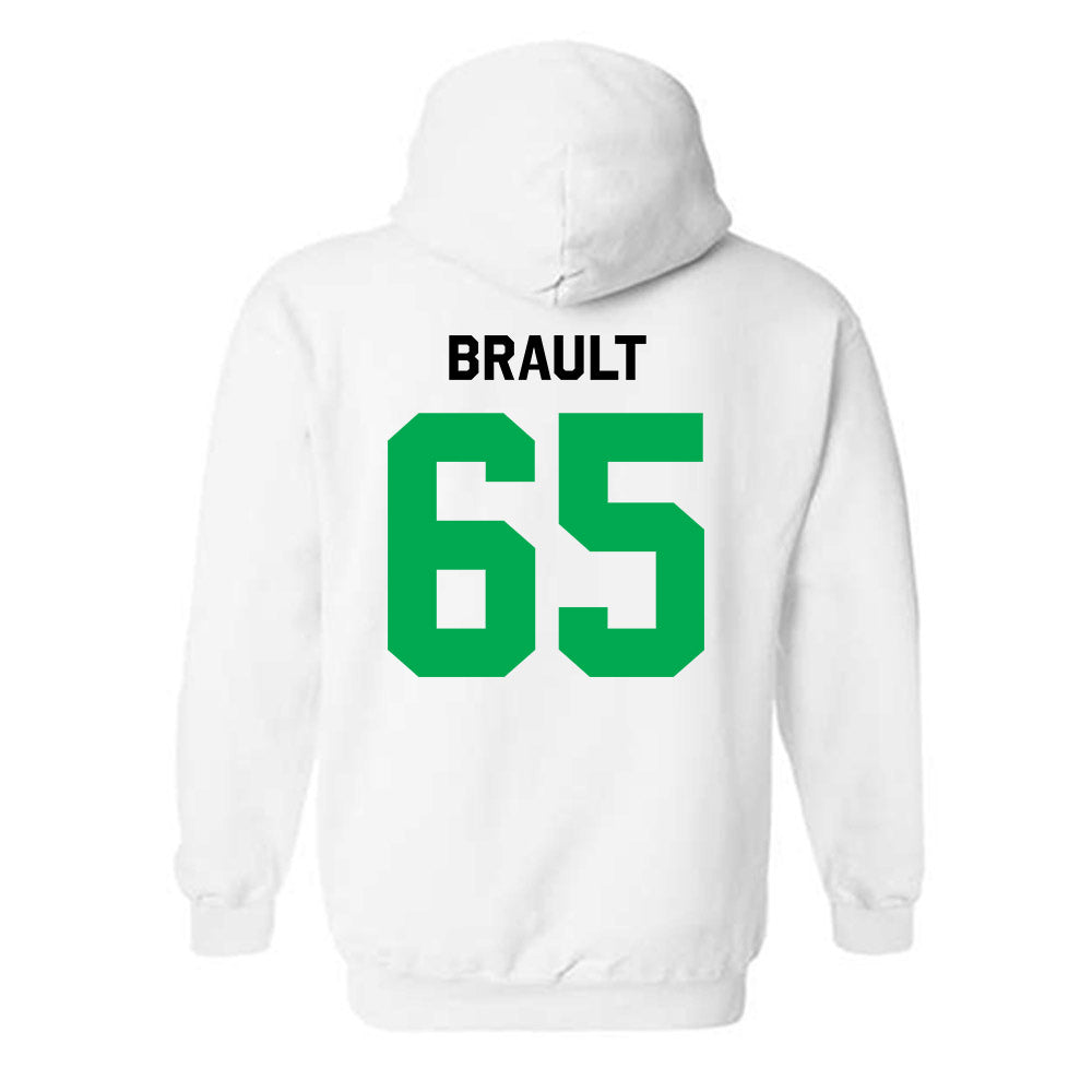 Marshall - NCAA Football : Parker Brault - Classic Shersey Hooded Sweatshirt-1