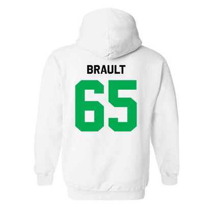 Marshall - NCAA Football : Parker Brault - Classic Shersey Hooded Sweatshirt-1