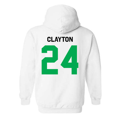 Marshall - NCAA Football : Jacarius Clayton - Classic Shersey Hooded Sweatshirt-1