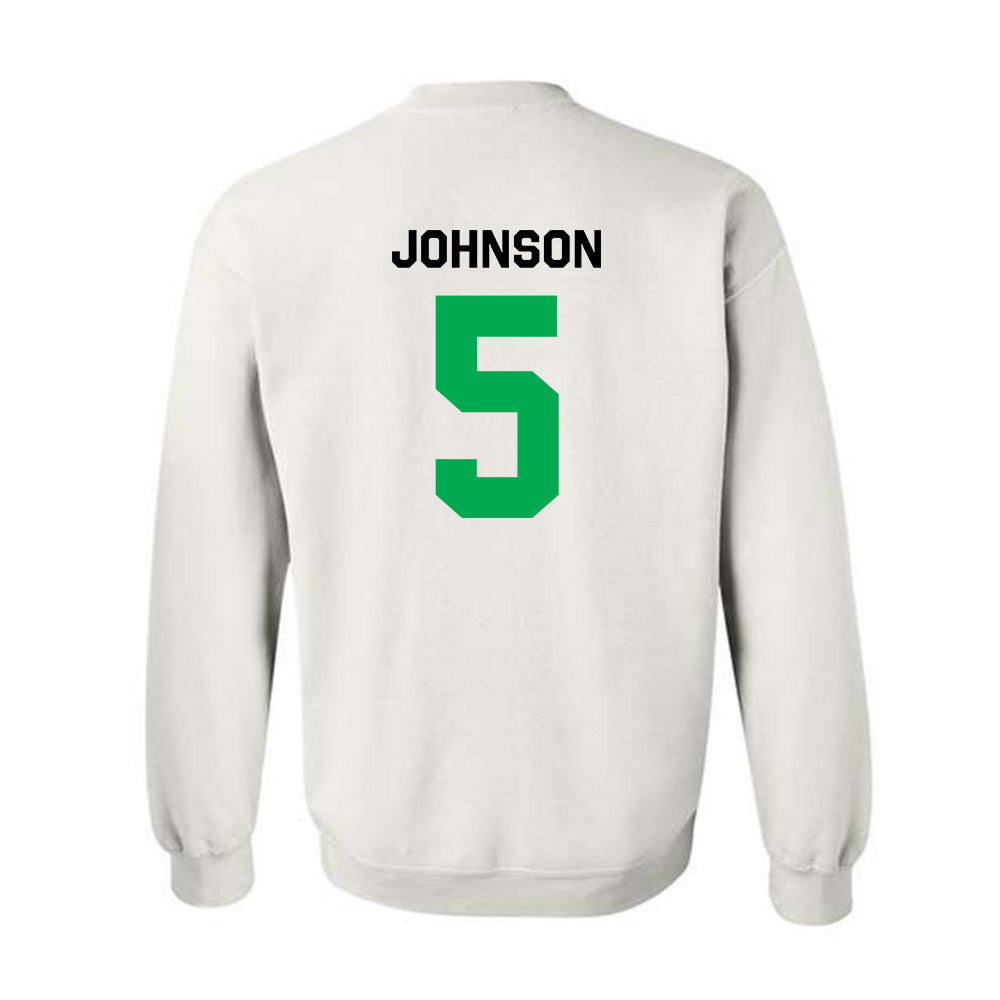 Marshall - NCAA Men's Basketball : DeMarco Johnson - Classic Shersey Crewneck Sweatshirt-1