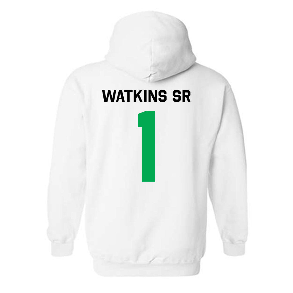 Marshall - NCAA Football : Jerlaius Watkins Sr - Classic Shersey Hooded Sweatshirt-1