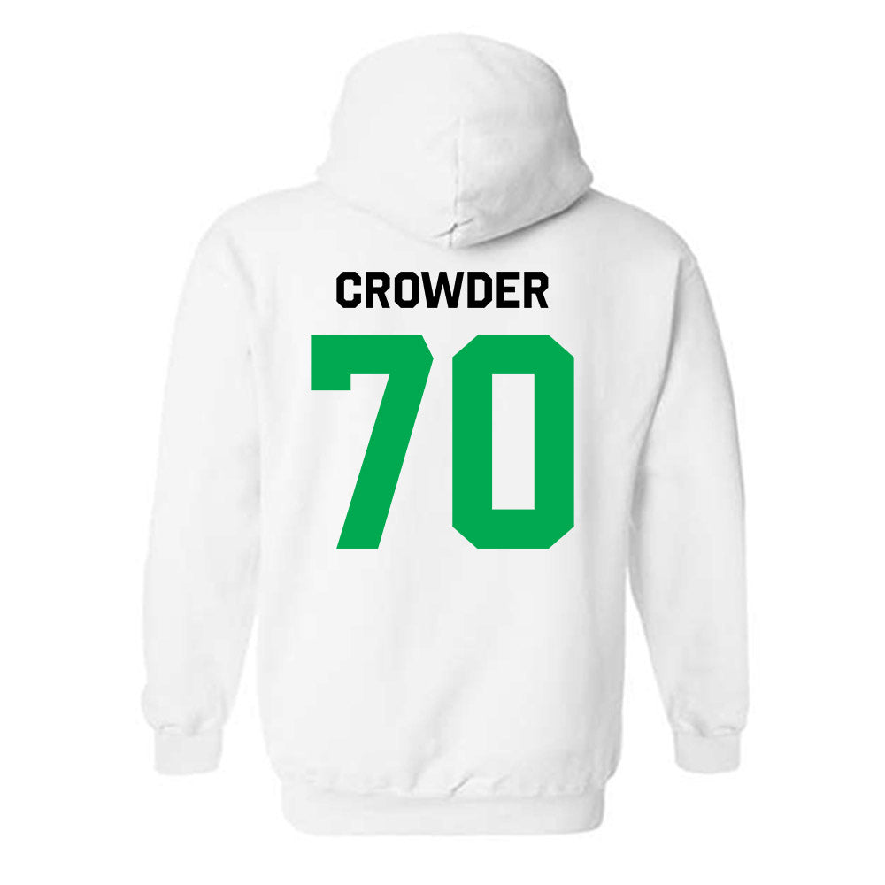 Marshall - NCAA Football : Naquan Crowder - Classic Shersey Hooded Sweatshirt-1
