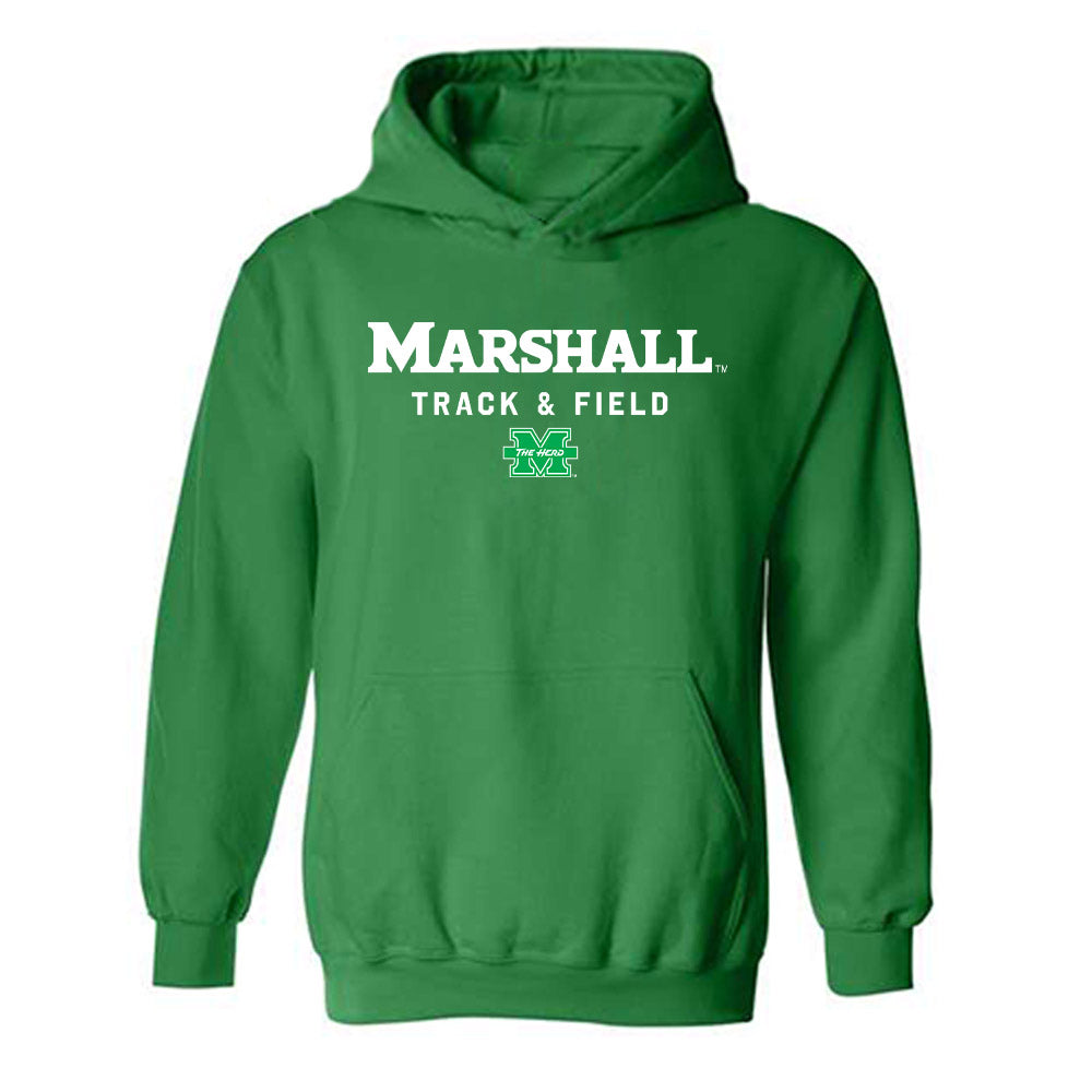 Marshall - NCAA Men's Track & Field : Grant Swider - Classic Shersey Hooded Sweatshirt-0