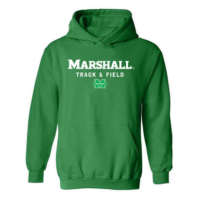 Marshall - NCAA Men's Track & Field : Perry Patrone - Classic Shersey Hooded Sweatshirt-0