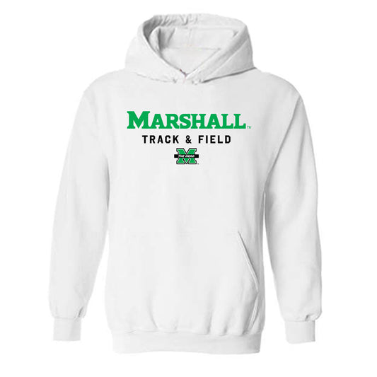 Marshall - NCAA Men's Track & Field : Trashaun Smith - Classic Shersey Hooded Sweatshirt-0