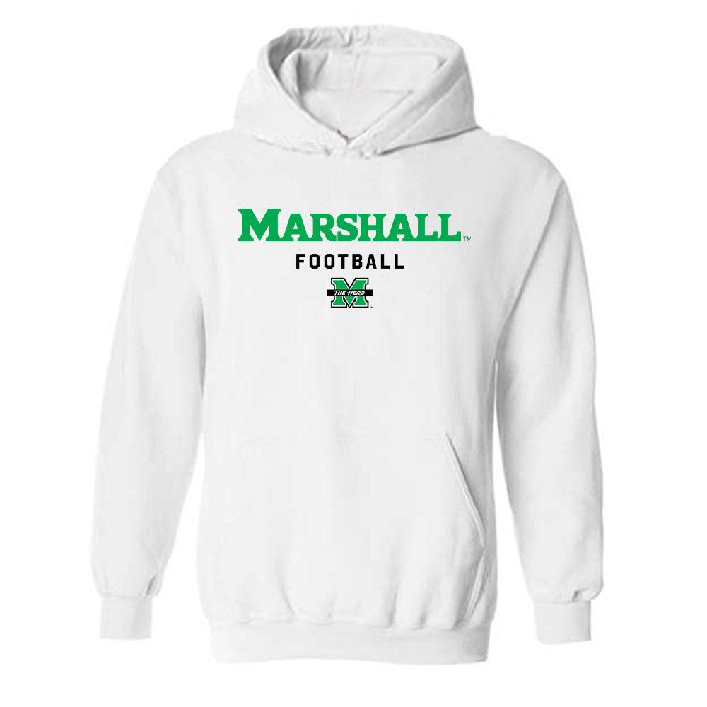 Marshall - NCAA Football : Jacarius Clayton - Classic Shersey Hooded Sweatshirt-0