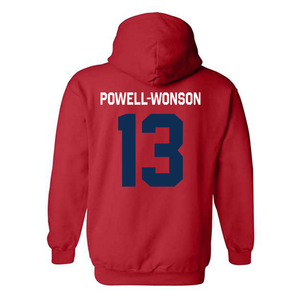 FAU - NCAA Football : Jahmari Powell-Wonson - Classic Shersey Hooded Sweatshirt-3