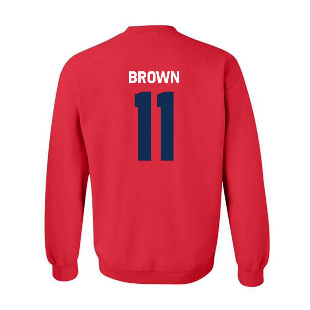 FAU - NCAA Football : Kahzir Brown - Classic Shersey Crewneck Sweatshirt-1