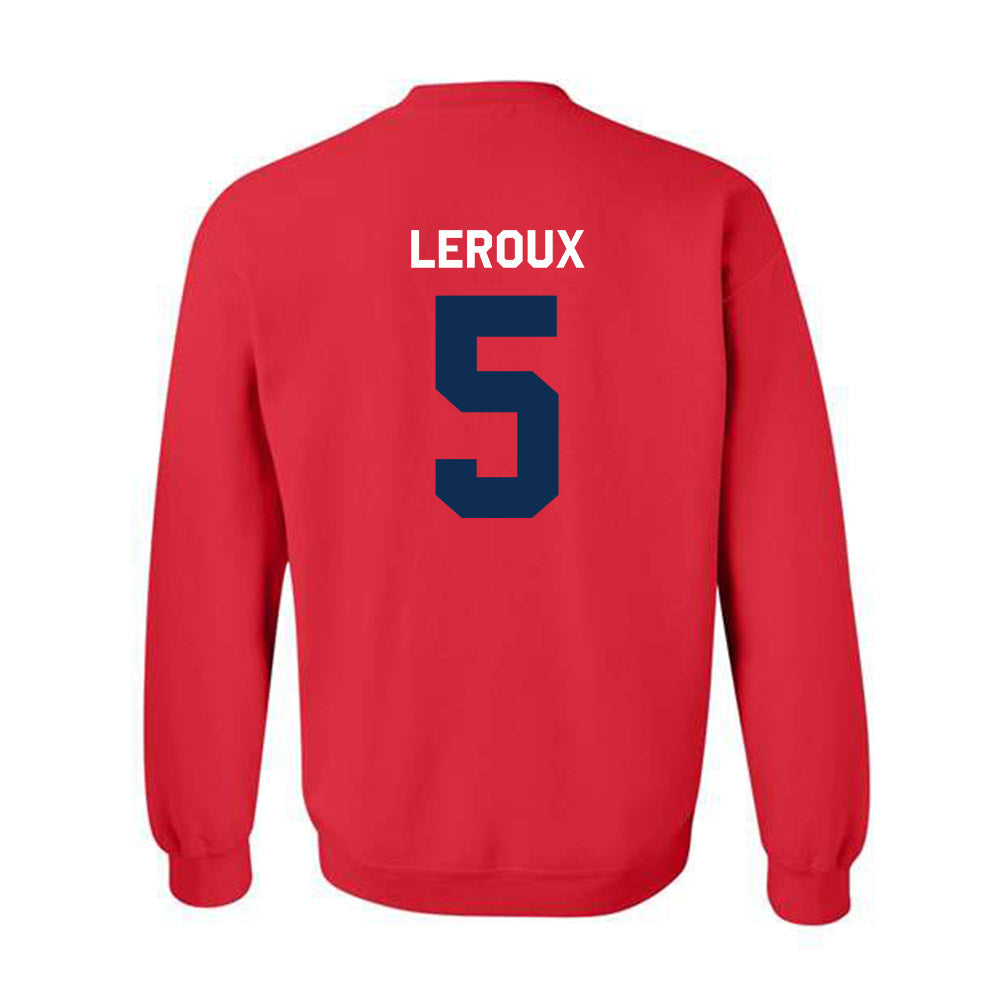 FAU - NCAA Baseball : Brando Leroux - Classic Shersey Crewneck Sweatshirt-1