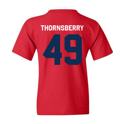 FAU - NCAA Men's Swimming & Diving : Logan Thornsberry - Classic Shersey Youth T-Shirt-1