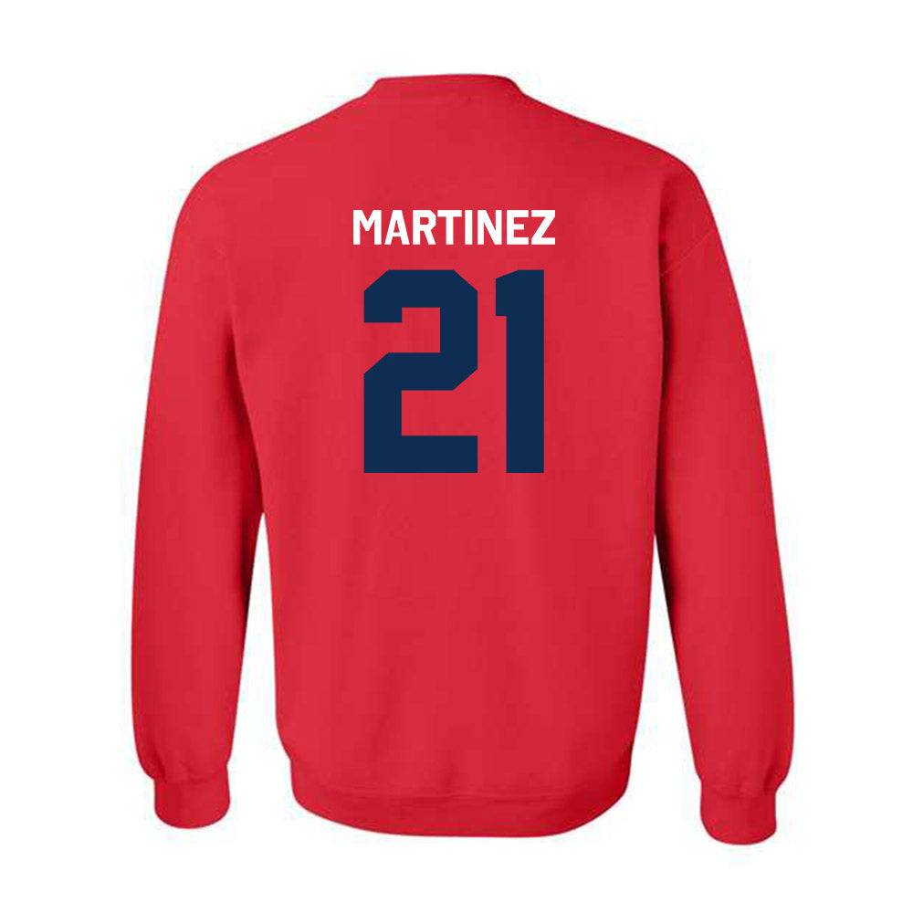 FAU - NCAA Baseball : John Martinez - Classic Shersey Crewneck Sweatshirt-1