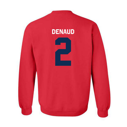 FAU - NCAA Football : wilky denaud - Classic Shersey Crewneck Sweatshirt-1